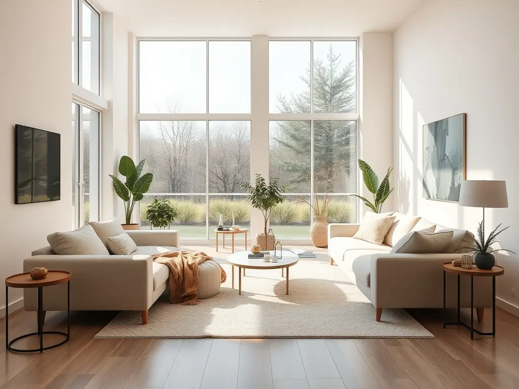 An image featuring a selection of easy-to-use furniture and decor items from the Beginner's Collection, such as simple shelving units, comfortable seating, and basic lighting fixtures, arranged in a modern living room setting.